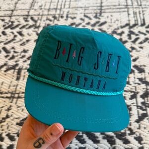 Somers Brand Big Sky Montana Vintage Roped Snap Back Leather